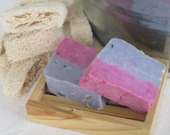 Mulberry Delight Soap, this soap has a sweet mixed berry scent of mulberries and blackberries.