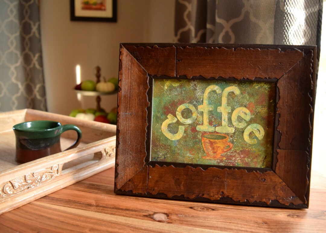 Coffee Bar Art 5 X 7 Giclee Print Coffee Station Art Etsy