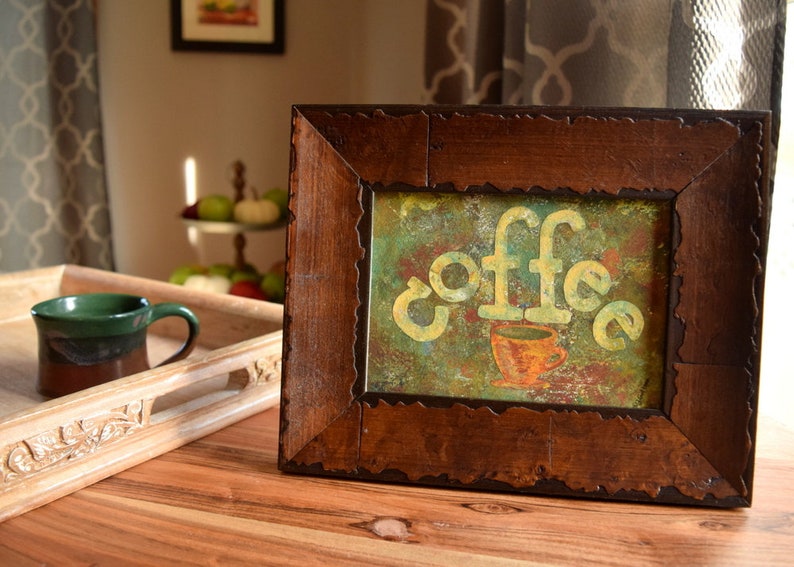 Coffee Bar Art 5 X 7 Giclee Print Coffee Station Art Etsy