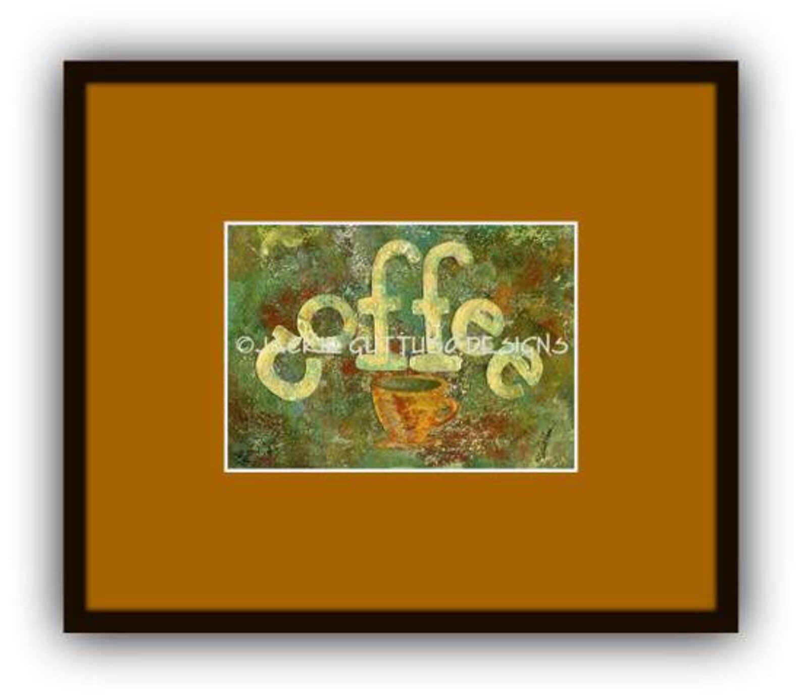 Coffee Bar Art 5 X 7 Giclee Print Coffee Station Art Etsy
