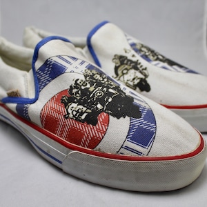 Unique, Hard to Find, Canvas Slip On, Moddy Mod Mod Shoes by Iremba, Size 10US Men&#39;s, Very few of these were ever made.