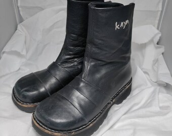 Israeli Handmade Leather Boots for Girls/Women size 3US Women