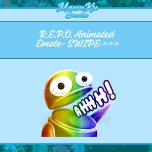 Animated R.E.P.O. AH! Emote for Twitch Streamers