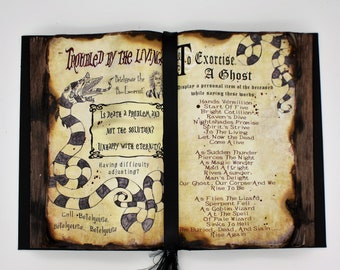 Beetlejuice Inspired Spell Book