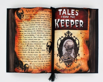 Crypt Keeper Spooky Halloween Book Decor