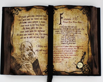 The Grand High Witch Formula 86 Delayed Action Mouse-Maker Spell Book Inspired by The Witches