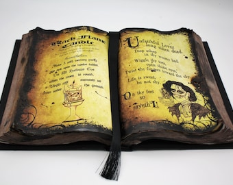 Black Flame Candle and Unfaithful Lover Spell Book, Hocus Pocus Inspired