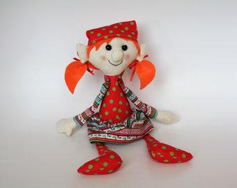 Handmade Christmas Elf Decor Girl