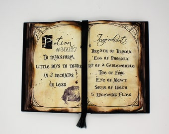 Potion 36927 Boys into Toads Spell Book