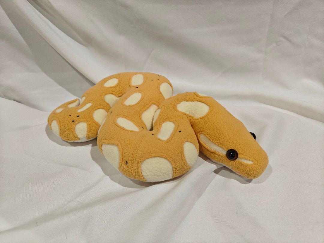 Snuggly Ball Python Plush Banana Morph - Etsy