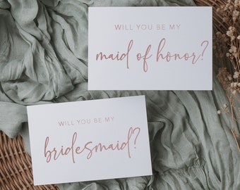 Bridesmaid Proposal Card, Will You Be My Bridesmaid Card, Will You Be My Maid of Honor, Bridesmaid Gift, Bridesmaid Card, Wedding Cards