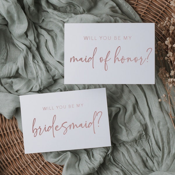 Bridesmaid Proposal Card, Will You Be My Bridesmaid Card, Will You Be My Maid of Honor, Bridesmaid Gift, Bridesmaid Card, Wedding Cards