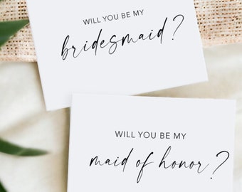 Will you be my Bridesmaid Card, Bridesmaid Proposal, Bridesmaid Gift, Will You be my Maid of Honor, Wedding Cards Bridesmaid Proposal Card