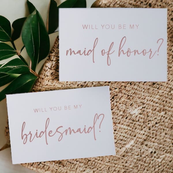 Bridesmaid Proposal Card, Will you be my Bridesmaid Card, Bridesmaid Proposal, Bridesmaid Gift, Will You be my Maid of Honor, Wedding Cards