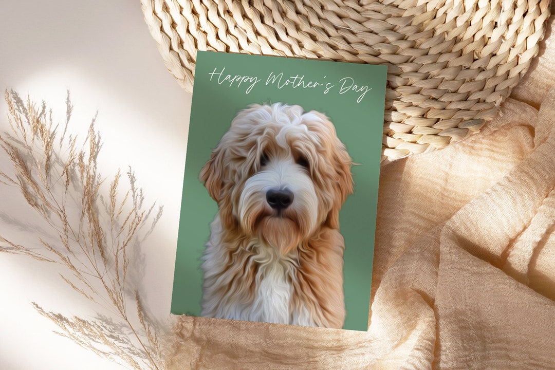 Pet Father's Day Card Custom Greeting Card With Pet Portrait ...