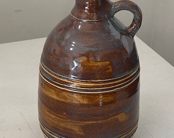 Stoneware Jug - Brown and Blue - JUG10_6TIBl4G