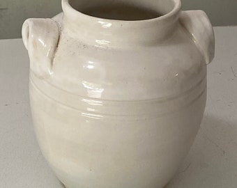 Stoneware Storage Pot (Confit) Medium - Warm White -CNFT6\5\WH2G