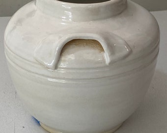 Stoneware Storage Pot (Confit) Medium - Warm White -CNFT5\6\WH2G