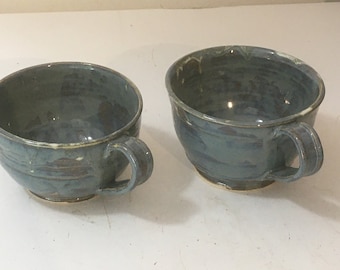 Coffee/Soup Mugs SET of 2 -  2MUGS46TDCWHspecks