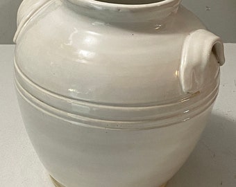 Stoneware Storage Pot (Confit) - Warm White -CNFT88WH2G