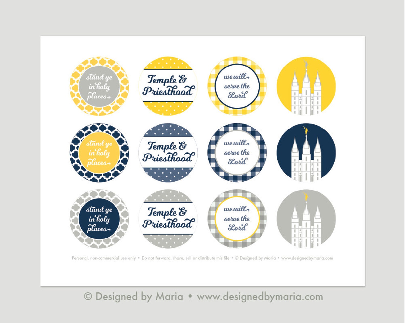 LDS Temple and Priesthood Preview Preparation Meeting Cupcake - Etsy