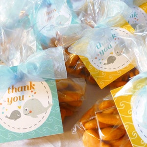 Baby Shower Thank You Tags Printable: Party Favor Tags for Goodie Bags ...