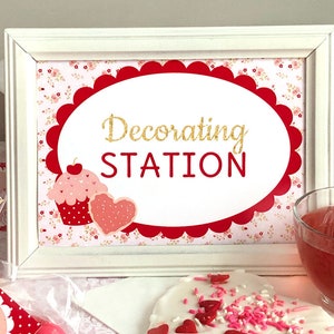 Valentine Tea Party Printable Set Download Decorations: Great for ...