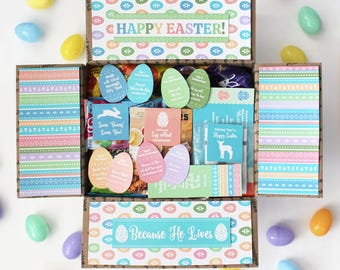 LDS Missionary Easter Printable Tags with Scriptures: Care Package Printables Including Holy Week Gift Tags, Egg Box Decor and Quote Ideas