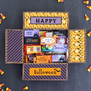 Halloween Missionary Care Package Printables: Gift Tags, Labels, Sayings, Box Decor, Scriptures & Bookmark to Encourage Your Elder or Sister