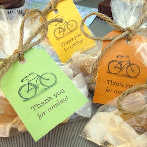 Misión SUD Gracias Favor Etiqueta Fiesta Imprimible - Diseño de Bicicletas para Despedida Misionera, Regreso a Casa, Fiesta de Revelación de Misión para Anciano, Hermana