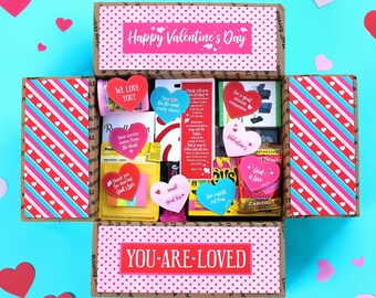 LDS Missionary Valentine's Day Printable Tags with Scriptures: Care Package Printables Including Gift Tags, Box Decor and Quote Ideas
