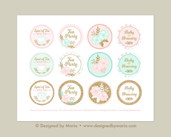 Baby Shower Cupcake Toppers Free Printables
