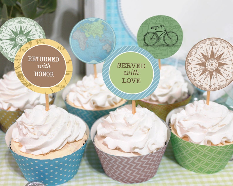 Lds Party LDS Missionary Homecoming Party Cupcake Toppers Printable - Party ...