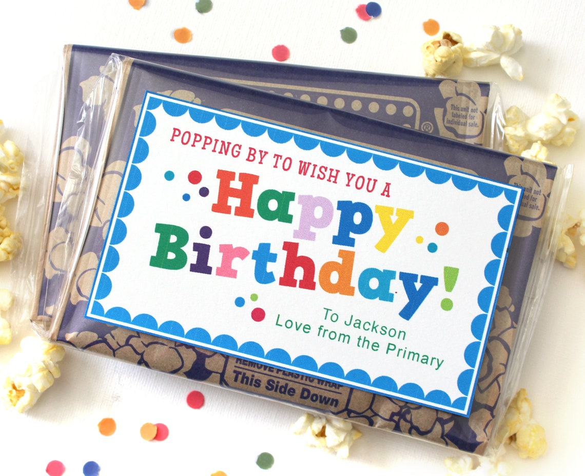 LDS Primary Birthday Tag: Inexpensive Primary Gift Idea - Etsy