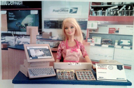 toy post office set
