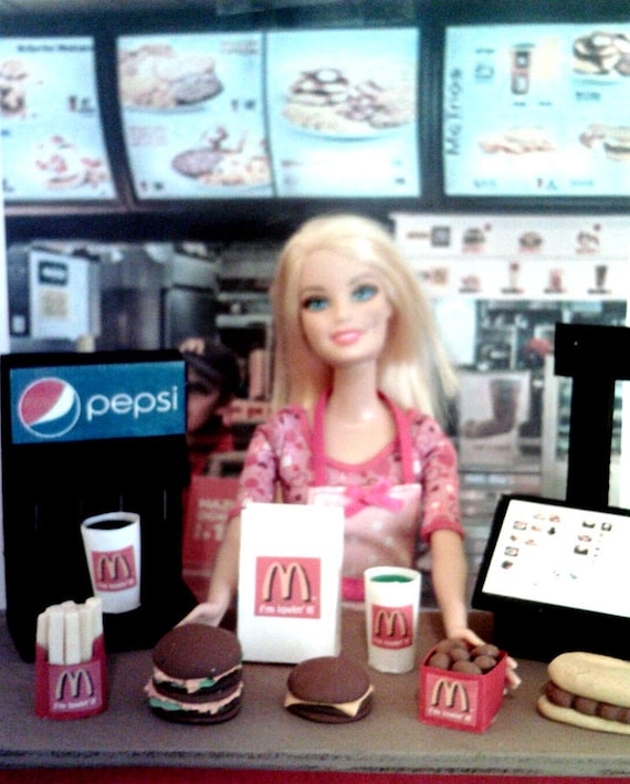 barbie mcdonalds set