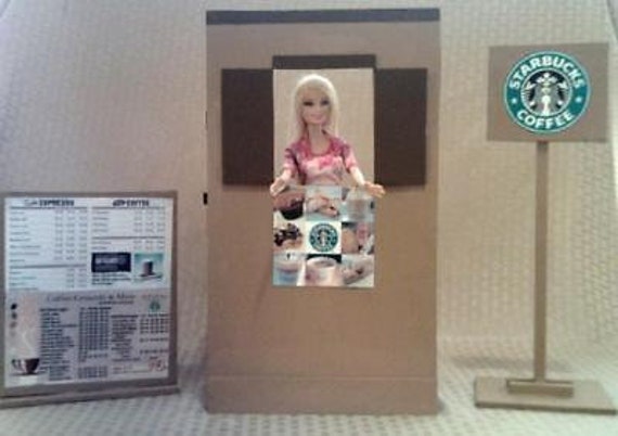 Barbie 1/6 Scale Starbucks Restaurant 