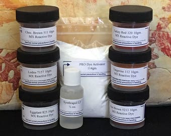 FREE SHIPPING - MX 6 dye Autumn Blend Kit