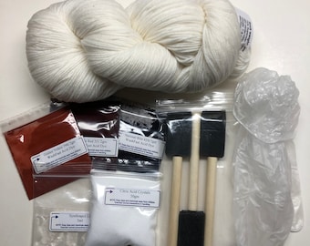 FREE SHIPPING - Sock Yarn Painting Kits