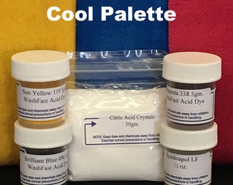 FREE SHIPPING - WashFast Acid Kit Cool and Warm Palette