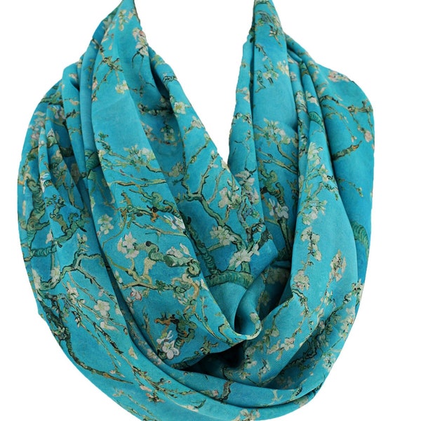 Foulard Infinity Blossom, foulard Circle, mode printemps-automne-été-hiver pour elle