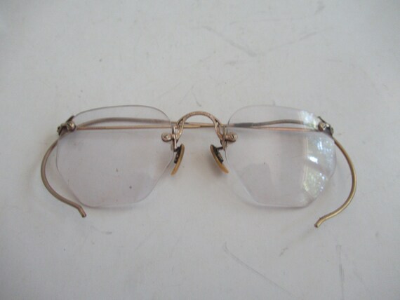 Vintage Children's Wire Rim Glasses - image 2