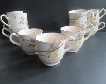 Noritake The Country Diary of an Edwardian Lady Footed Cups Set of 11