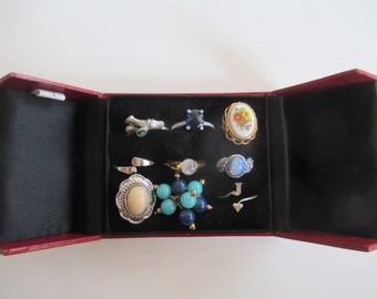 Ring Box With 9 Rings Size 9