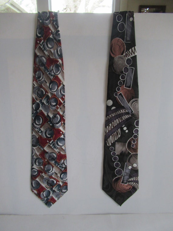 2 Silk Neckties Roffe Accessories