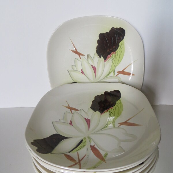 Redwing Lotus Dinner Plates Set of 8