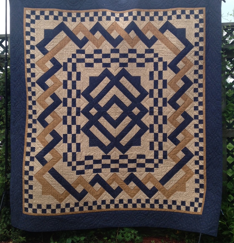 king pdf quilt pattern Buy 2Get 1 Free SALE MYSTICAL TWIST fullqueen size