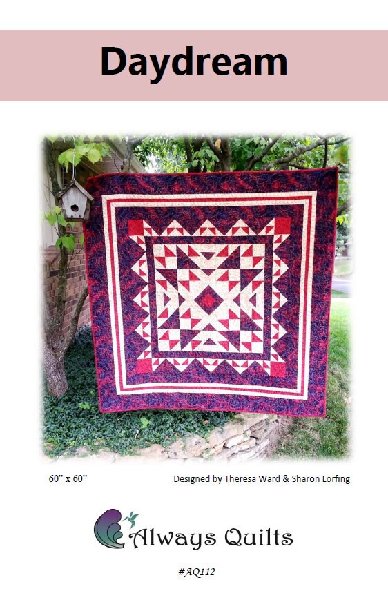 DAYDREAM, PDF Quilt Pattern, Throw (60" X 60") - Etsy