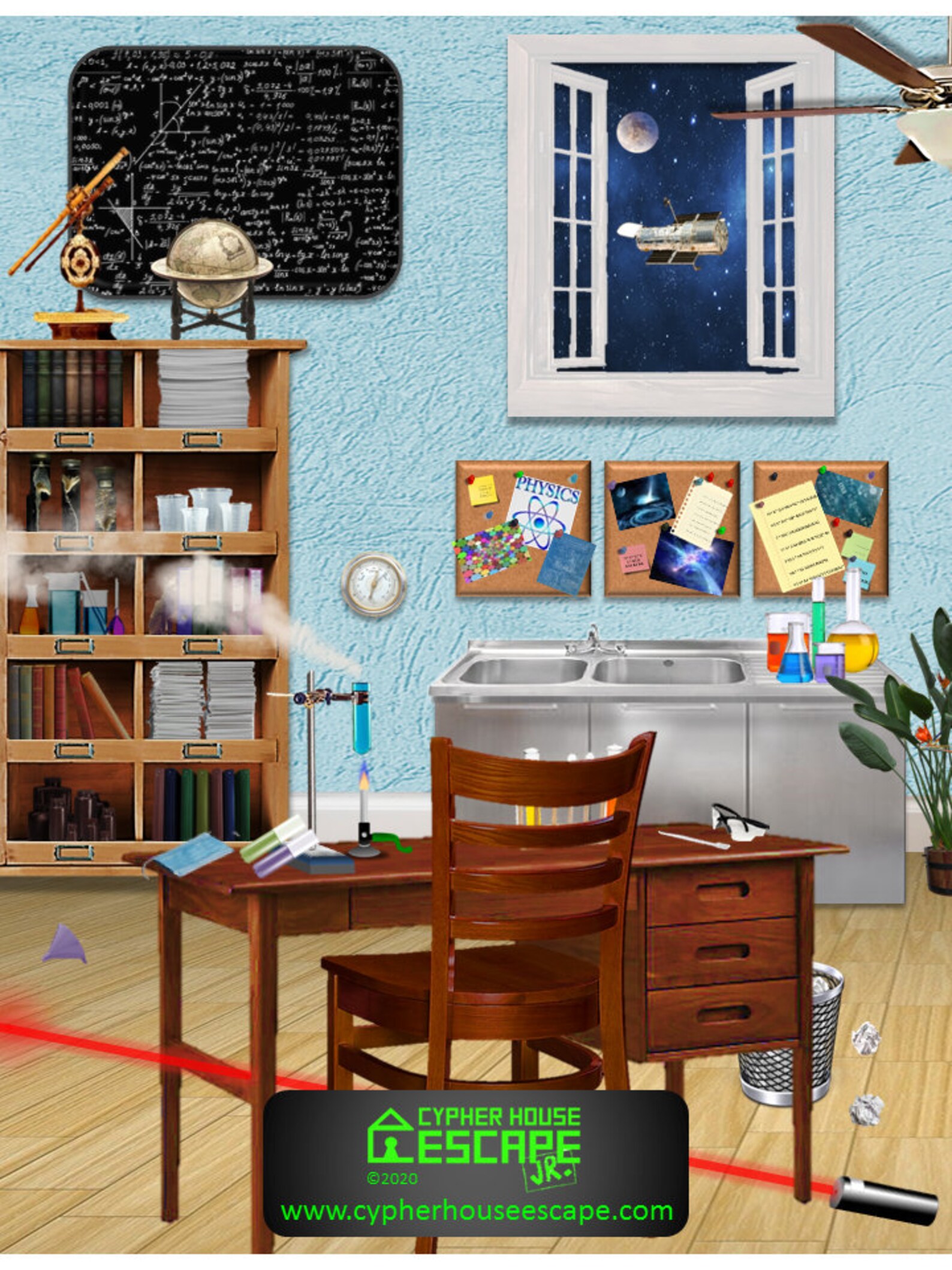 Escape Room PDF Adventure at the Science Lab Puzzle Hunt - Etsy