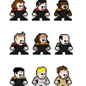 Star Trek Voyager Crew - Cross-stitch Pattern